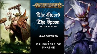 Maggotkin v Daughters of Khaine - Age of Sigmar Battle Report #games #aos