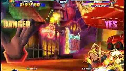 MvC2 Online (360): Brett (RomSlash) vs KS Wreq Lazz (MSP) 3 .:4.18.10:.