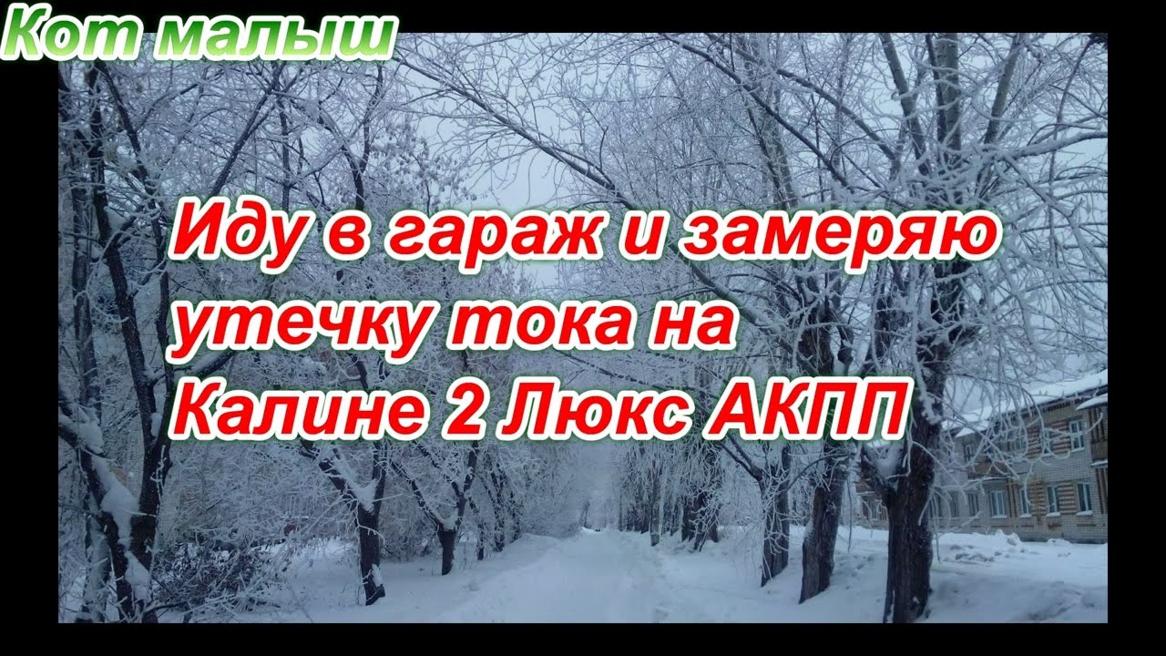 Ток утечки калина