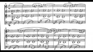 Aldemaro Romero - Saxophone Quartet (1977) [Score-Video]