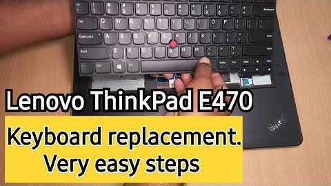 Remove and replace Lenovo E470 keyboard | how to replace Lenovo e470 keyboard