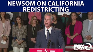 Full video: Gov. Gavin Newsom unveils redistricting plan for California in response to Texas | KTVU