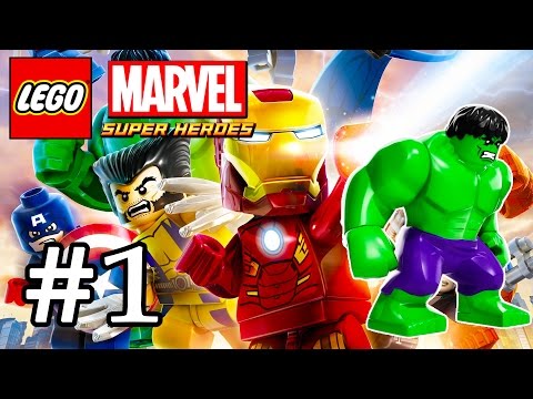 LEGO Marvel Super Heroes Вселенная в опасности! Геймплей Прохождение #1Gameplay Walkthrough Part 1
