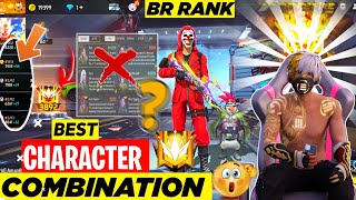 BEST CHARACTER COMBINATION FOR BR RANKED | ( SEASON 37)| solo rank push tips | br rank tips & tricks