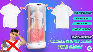 Foldable Clothes Ironing Steam Machine | Foldable Electric Dryer | @featuredgadgets