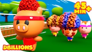 Download Lagu Piggy Cha-Cha, Piggy Chicky, Piggy Lya-Lya \u0026 Boom-Boom | Mega Compilation | D Billions Kids Songs MP3 Download Lagu Piggy Cha-Cha, Piggy Chicky, Piggy Lya-Lya \u0026 Boom-Boom | Mega Compilation | D Billions Kids Songs MP3