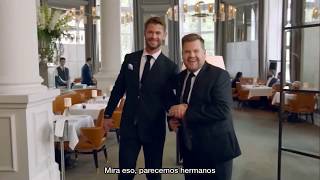 Chris Hemsworth y James Corden subtitulado al español - Parte 1