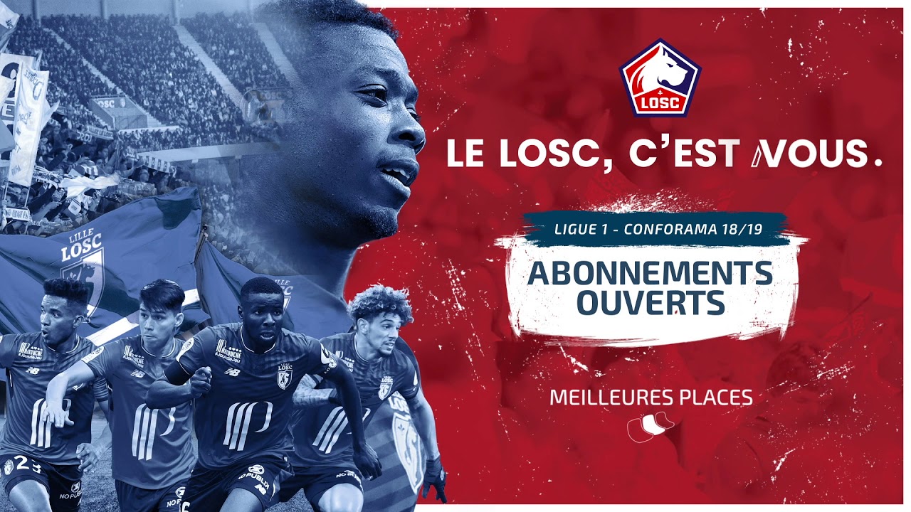 Abonnement LOSC saison 2018-2019 ! - YouTube
