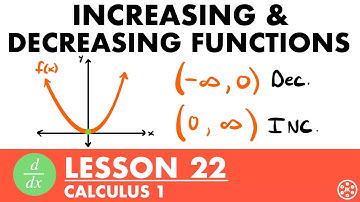 Increasing and Decreasing Functions | Calculus Lesson 22 - JK Math
