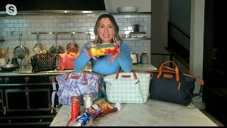 California Innovations Amelia Lunch Tote w/ 3 Ice Packs on QVC