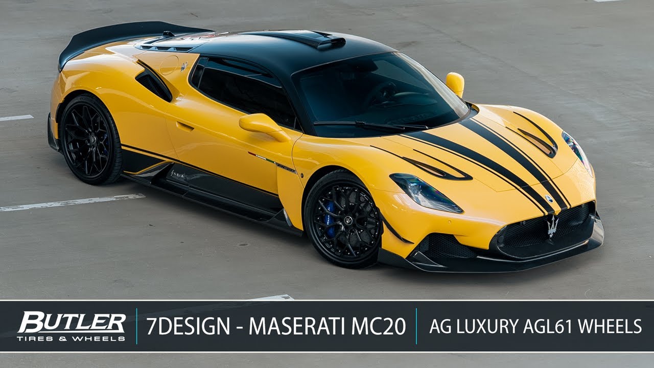 Maserati MC20 | 7Design Aero | 22in AG Luxury AGL61 Wheels