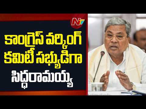 కాంగ్రెస్ వర్కింగ్ కమిటీ సభ్యుడిగా సిద్ధరామయ్య | Siddaramaiah | Congress | NTV Telugu - NTVTELUGU