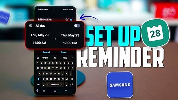 How to Set Up a Reminder in Samsung Galaxy Phones | How to Add an Event to Calendar
