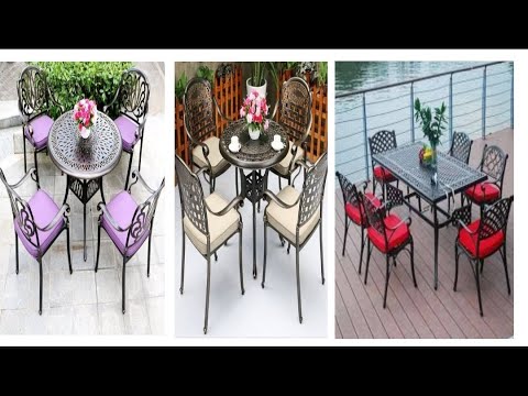 كراسى الحدائق والبلكونات الحديد الملون Coloured Gardens And Balcony Chairs