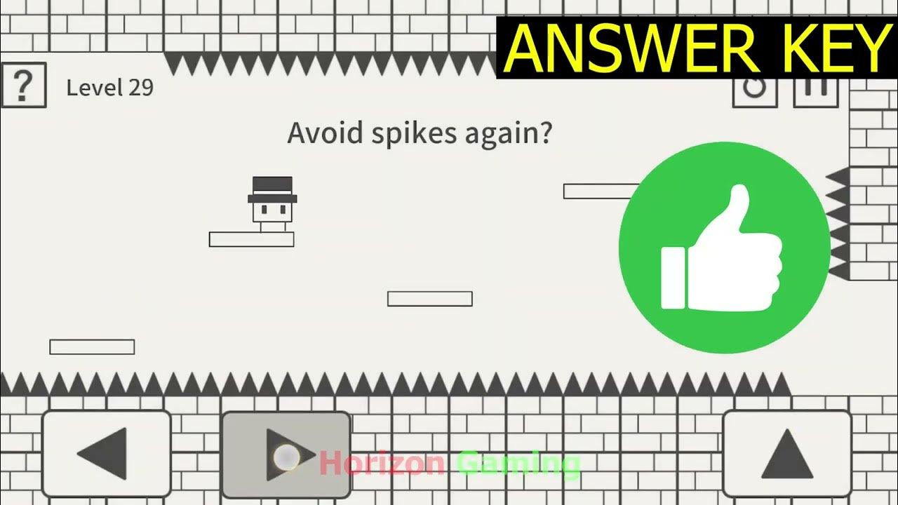Brainy Hat Level Puzzle LEVEL 29 Avoid spikes again Gameplay