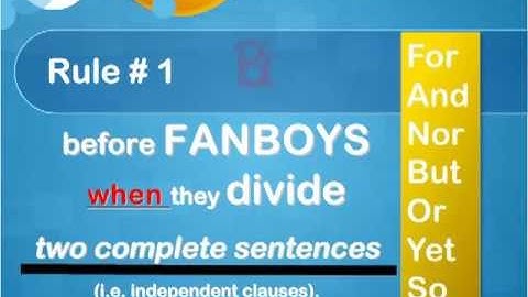 Comma Rules Part 1