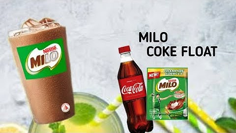 Yummy milo coke float | try nyo na