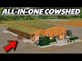 This Cow Barn is INSANE! - All-In-One Cowshed Tutorial | Farming Simulator 25