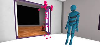 VRChat in-game motion capture (displaying bone transformations)