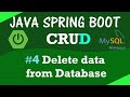 Spring boot  how to delete data from mysql database with rest api in java spring boot