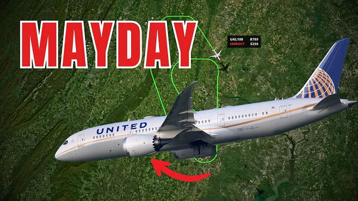 MAYDAY: United 787 Dreamliner Declares Emergency After Engine Failure! - UA108