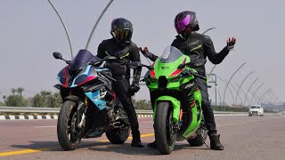 2024 ZX 10R vs 2018 BMW S1000RR | Hottest Race Ever!