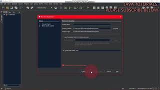 1how to create new JAVA Application on NETBEANS