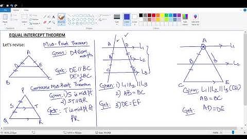 Class 9 Mid Point Theorem Ex 12B (part 1 of 7)