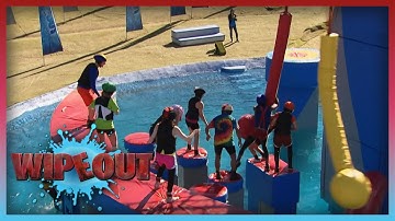 Rainbow Mario Is A Wrecking Ball On The Dangler! | Wipeout