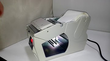 Automatic label dispenser machine stripping label machine
