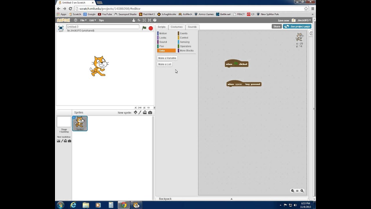 Scratch Tutorial Episode 1 - YouTube