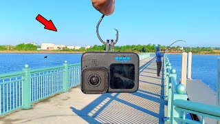Tossed a GoPro Under a Fishing Pier and Saw Something Crazy!
