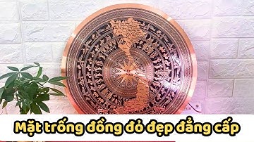 Đẳng Cấp Tranh Mặt Trống Đồng Đỏ – Sức Hút Mạnh Mẽ Cho Mọi Không Gian