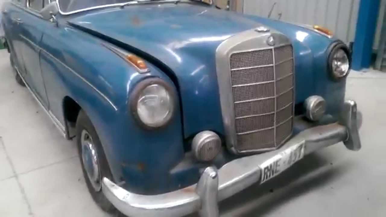 Firma Trading Classic Cars Australia Mercedes 220S Restoration Project - YouTube