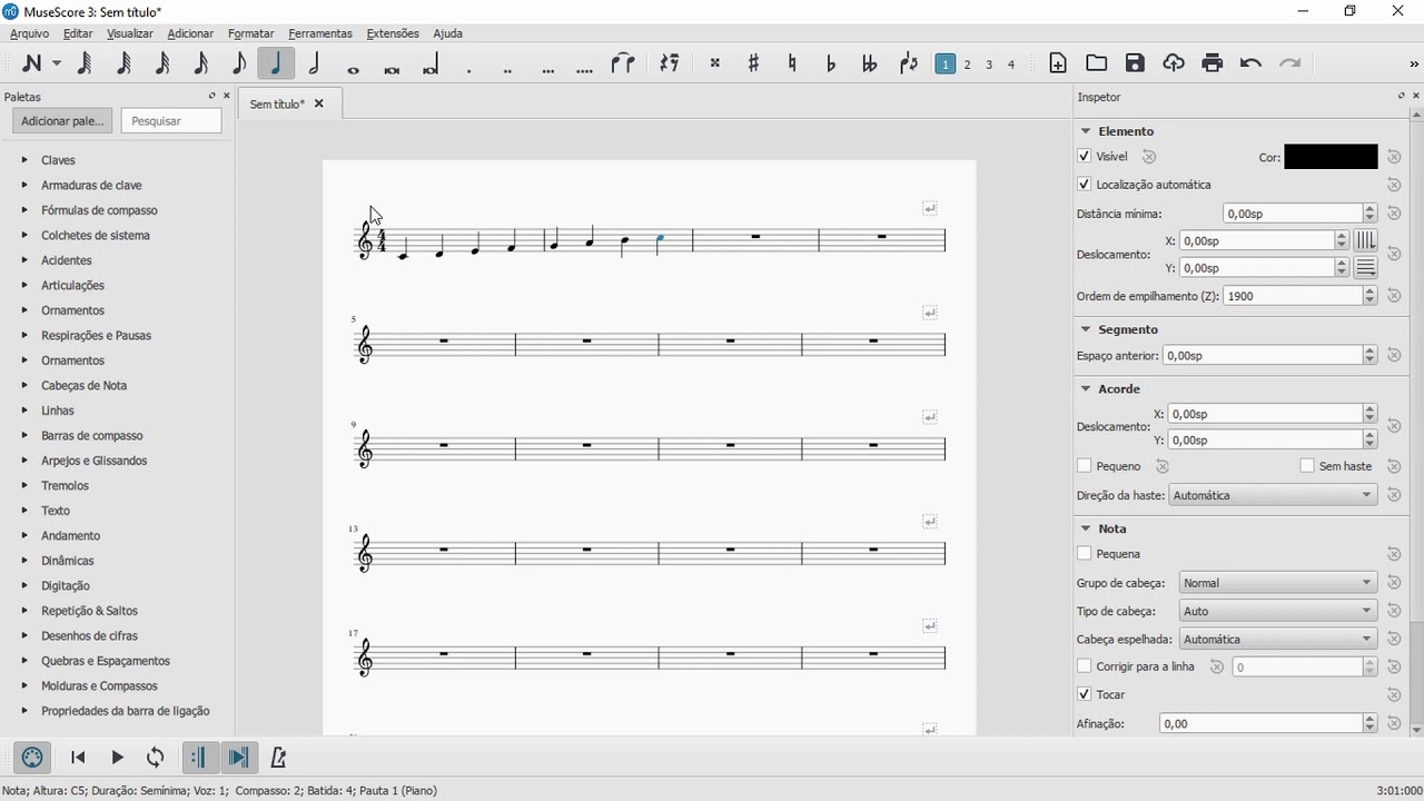 Dica de MuseScore - Como mostrar o nome das notas com plugin - YouTube