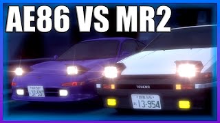 INITIAL D - AE86 VS MR2 [HIGH QUALITY]