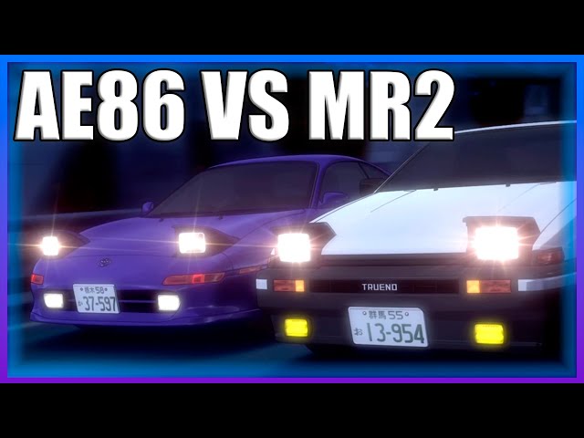 INITIAL D - AE86 VS MR2 [HIGH QUALITY] - YouTube