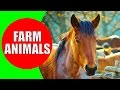 POPULAR FARM ANIMALS -  Domestic Animal Sounds | Educational Video for Babies & Kids