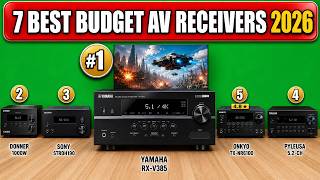 5 Best Budget AV Receivers on Amazon 2026 Home Theater Under $650