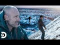 Ed y Xinlei en extenuante carrera en el hielo | Ed Stafford: Contra Todos | Discovery Latinoamérica