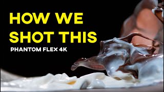 How to shoot slow motion chocolate on a film set