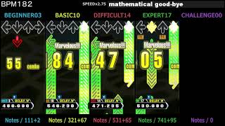 DDR / mathematical good bye - SINGLE (DanceDanceRevolution A3)