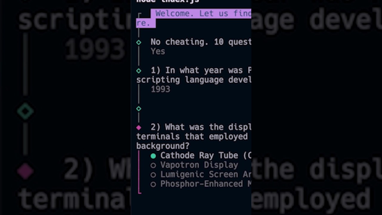 Build your own CLI app in 1 minute 👩‍💻 #developer #softwaredeveloper #tech #technology #code
