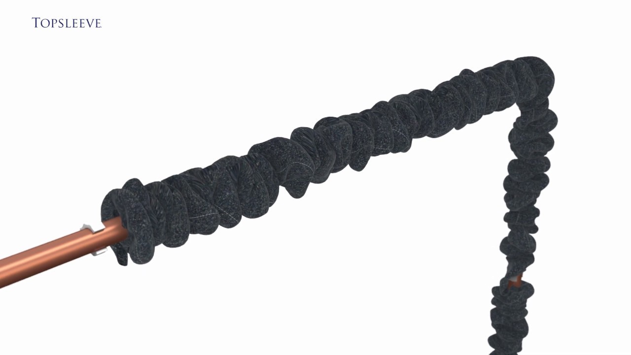 Topsleeve 22mm to 28mm sheep wool pipe insulation. YouTube