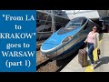 Pendolino express 2.5 hour train from Krakow to Warsaw, Poland | Warszawa Central | Warsaw Old Town