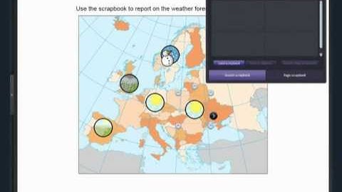 Using the scrapbook feature in EasiTeach
