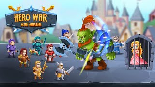 Hero Rescue: 정렬 퍼즐 - 게임플레이 영상 [모바일게임] screenshot 1