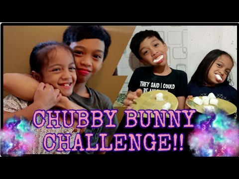 CHUBBY BUNNY CHALLENGE with the KIDS!