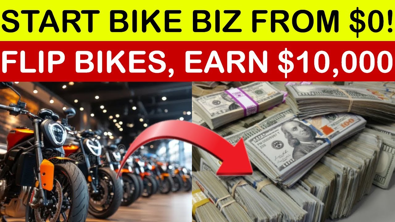 Start A Bike Buy and Sell Business from $0 | Make Money | Dollar Mine Tricks