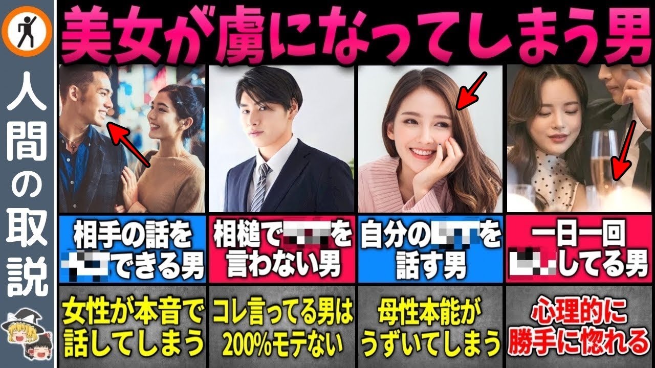 【ゆっくり解説】美人が虜になってしまう男の会話テクニック7選